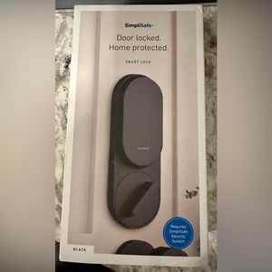 SimpleSafe Smart Lock Black Brand New